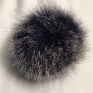 Rebecca minkoff fur ball key chain or bag charm new